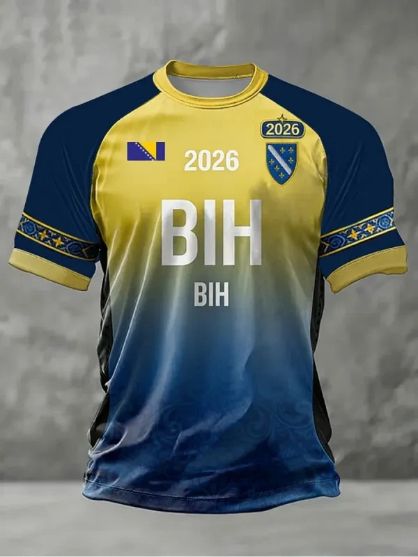 Bosnia and Herzegovina World Cup 2026 Soccer Shirt Team Spirit Shirt Gift For Soccer Fans - GowGowStore