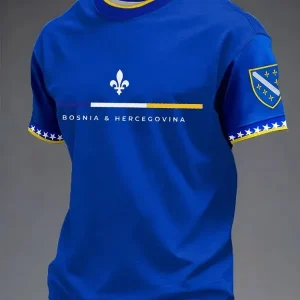 Bosnia and Herzegovina 2026 World Cup Fan Shirt Football Fan Favorite Gift For The Whole Family - GowGowStore