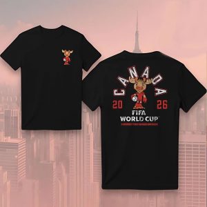 Canada T-Shirt FIFA World Cup 2026 Soccer Nation Pride Gift For Football Fans - GowGowStore