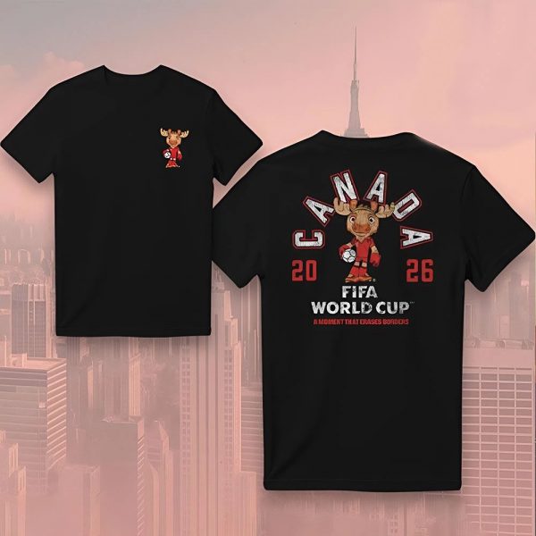 Canada T-Shirt FIFA World Cup 2026 Soccer Nation Pride Gift For Football Fans - GowGowStore