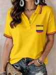 FIFA World Cup 2026 Colombia Polo Shirt Colombia FIFA Apparel For Football Fan - GowGowStore