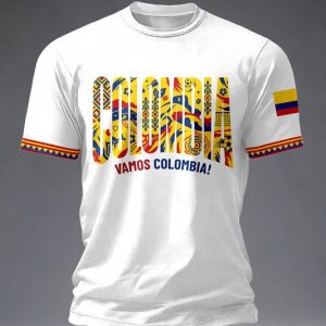 2026 World Cup Colombia Graphic Tee World Cup Fan Edition Birthday Gift For Her - GowGowStore