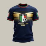 Italy Graphic Tee World Cup 2026 National Team Pride Shirt Gift For Wife - GowGowStore