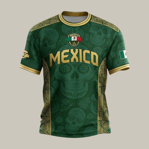 Mexico 2026 World Cup Crew Tee Soccer Champion Vibes Gift For Football Fans - GowGowStore