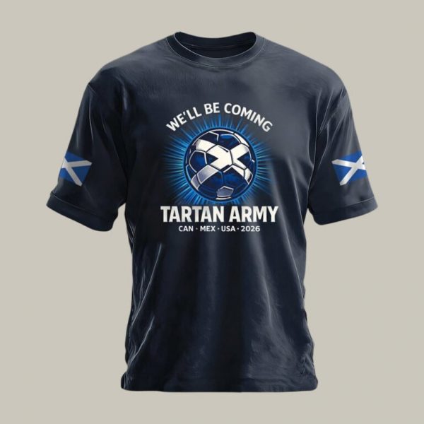 Scotland 2026 FIFA World Cup T-Shirt Fan Zone Apparel Holiday Gift Idea - GowGowStore