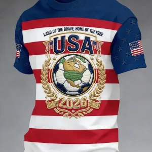 USA FIFA World Cup 2026 Performance Tee Fan Zone Apparel Gift For The Whole Family - GowGowStore