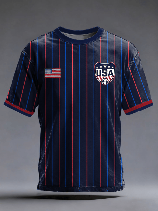 Crew Tee USA World Cup 2026 Soccer Lover Wardrobe Gift For Soccer Fans - GowGowStore