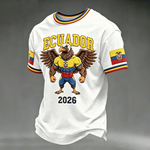 Ecuador 2026 FIFA World Cup Graphic Tee Game Day Fan Apparel Holiday Gift Idea - GowGowStore