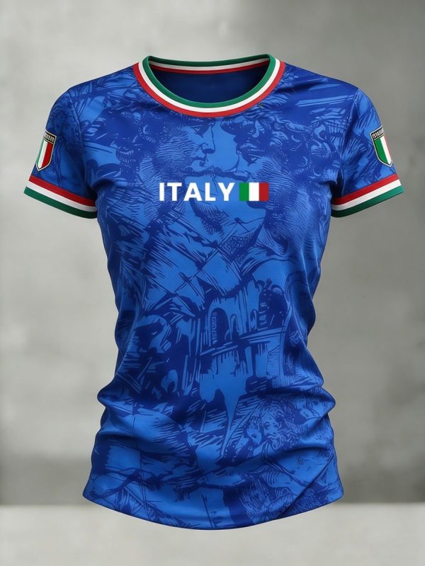 Italy 2026 FIFA World Cup Graphic Tee Fan Zone Apparel Fan Appreciation Gift - GowGowStore
