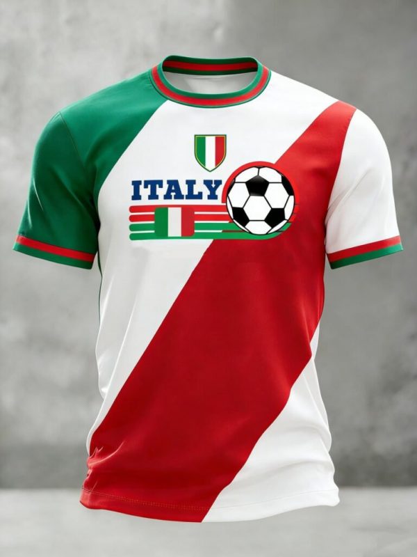 Italy Performance Tee 2026 World Cup Kickoff Day Shirt Gift For Soccer Fans - GowGowStore
