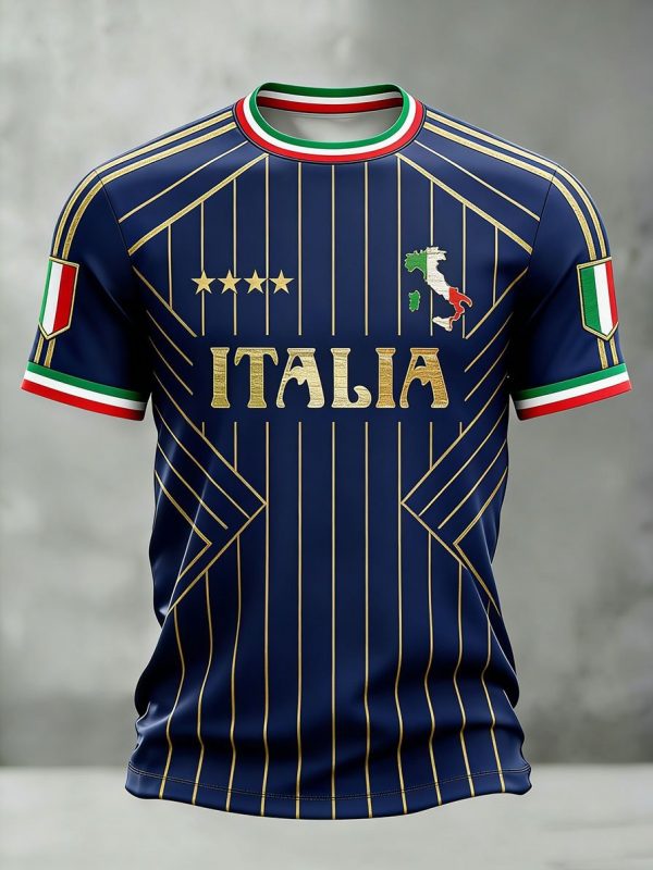 2026 World Cup Italy Crew Tee Fan Zone Apparel Gift For Soccer Fans - GowGowStore
