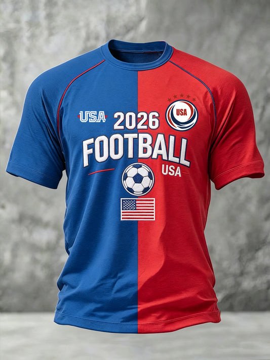USA FIFA World Cup 2026 Crew Tee Team Spirit Shirt Gift For Dad - GowGowStore