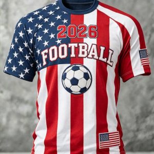 USA 2026 World Cup Tee Soccer Nation Pride Gift For Husband - GowGowStore