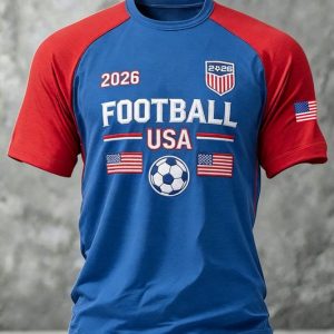 USA Tee 2026 FIFA World Cup Soccer Supporters Tee Gift For Soccer Lovers - GowGowStore