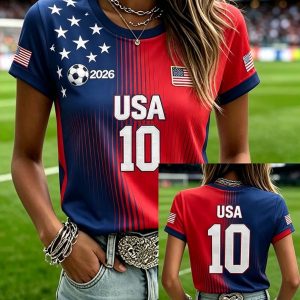 USA FIFA World Cup 2026 Performance Tee Soccer Supporters Tee Gift For Men - GowGowStore