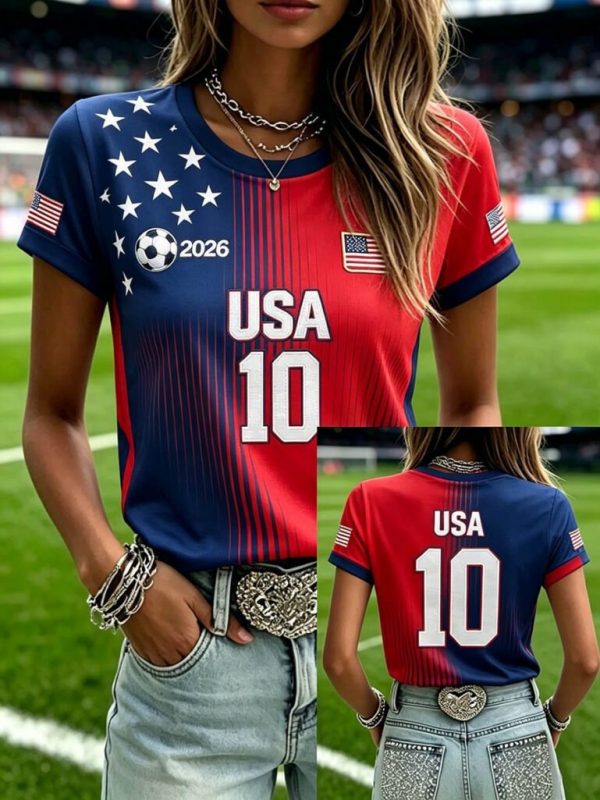 USA FIFA World Cup 2026 Performance Tee Soccer Supporters Tee Gift For Men - GowGowStore