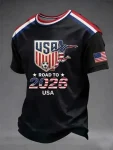 T-Shirt USA FIFA World Cup 2026 Matchday Fan Wear Father's Day Present - GowGowStore