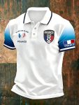 France World Cup 2026 Merch Allez Les Blues France Polo Shirt Soccer Apparel Fan Gifts - GowGowStore