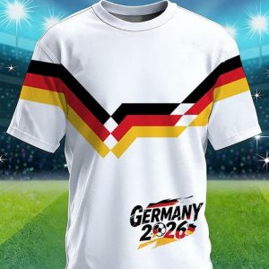 Graphic Tee Germany 2026 World Cup Matchday Fan Wear Birthday Gift For Her - GowGowStore