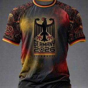 Germany 2026 FIFA World Cup T-Shirt World Cup Fan Edition Gift For Boyfriend - GowGowStore