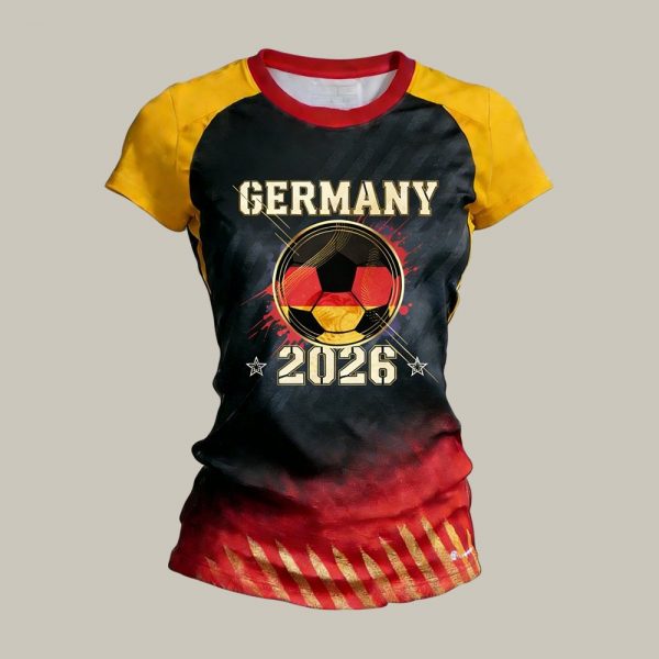 Germany 2026 World Cup Crew Tee Tailgate Day Shirt Christmas Present Idea - GowGowStore