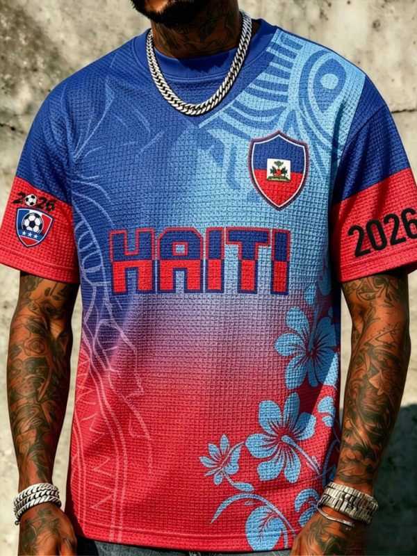 Haiti Performance Tee 2026 FIFA World Cup Soccer Pride Apparel Gift For Mom - GowGowStore