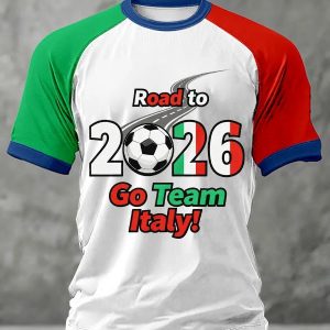 Soccer Shirt Italy FIFA World Cup 2026 Game Day Fan Apparel Christmas Present Idea - GowGowStore