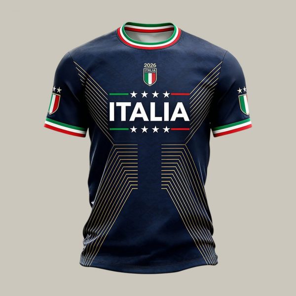 Graphic Tee Italy FIFA World Cup 2026 World Cup Fan Collection Gift For Soccer Fans - GowGowStore