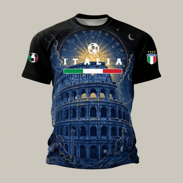 Fan Shirt Italy 2026 FIFA World Cup Soccer Pride Apparel Birthday Gift For Him - GowGowStore