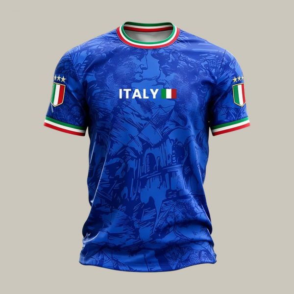 Italy World Cup 2026 Graphic Tee Football Fan Favorite Gift For Men - GowGowStore