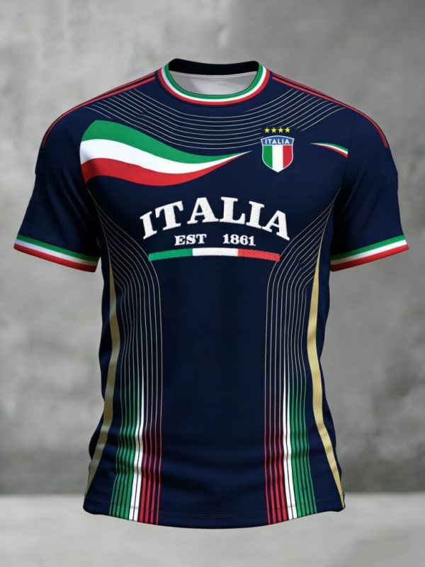 FIFA World Cup 2026 Italy Soccer Shirt Matchday Fan Wear Father's Day Present - GowGowStore
