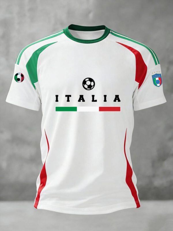 Italy World Cup 2026 Soccer Shirt Game Day Fan Apparel Gift For Husband - GowGowStore