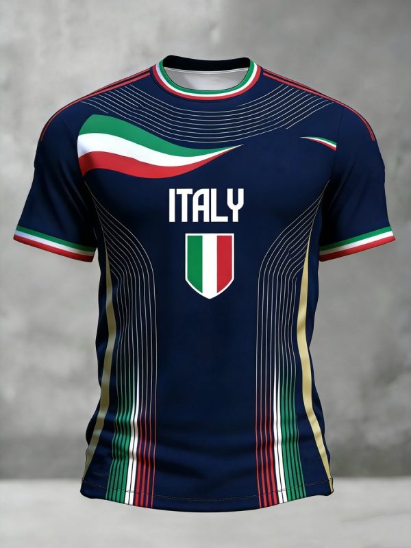 Italy Graphic Tee FIFA World Cup 2026 Soccer Nation Tee Holiday Gift Idea - GowGowStore