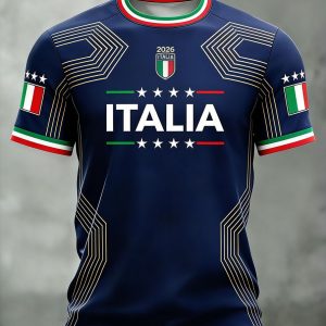 Italy 2026 FIFA World Cup Fan Shirt Soccer Supporters Tee Gift For Soccer Fans - GowGowStore
