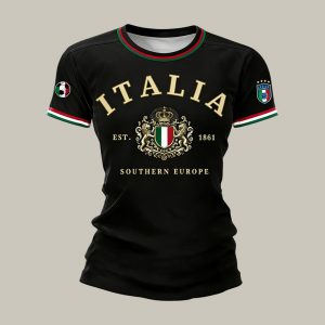 Italy 2026 World Cup Graphic Tee National Team Pride Shirt Gift For Soccer Lovers - GowGowStore