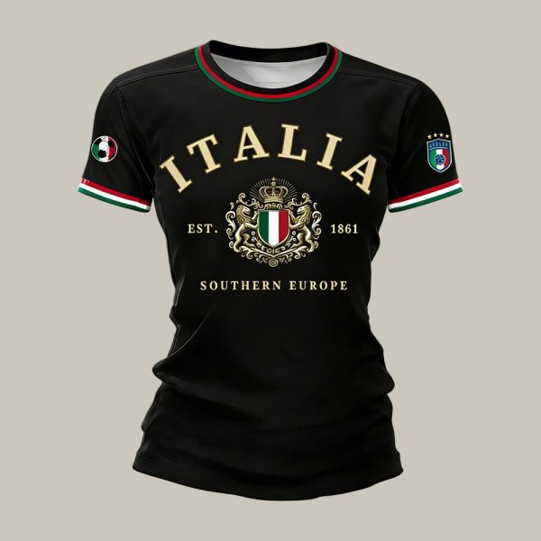 Italy 2026 World Cup Graphic Tee National Team Pride Shirt Gift For Soccer Lovers - GowGowStore