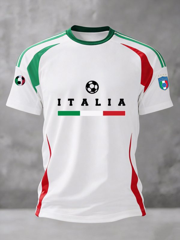 2026 World Cup Italy Graphic Tee Soccer Pride Apparel Gift For Soccer Lovers - GowGowStore