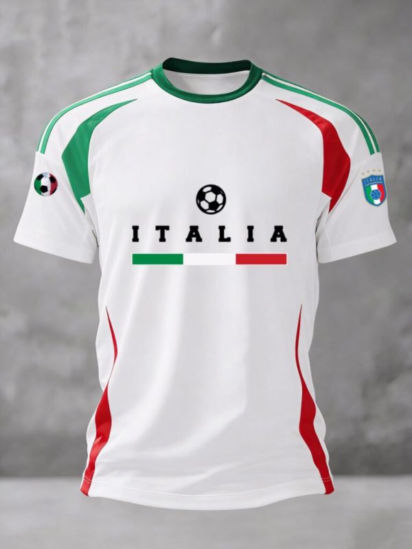 2026 World Cup Italy Graphic Tee Soccer Pride Apparel Gift For Soccer Lovers - GowGowStore