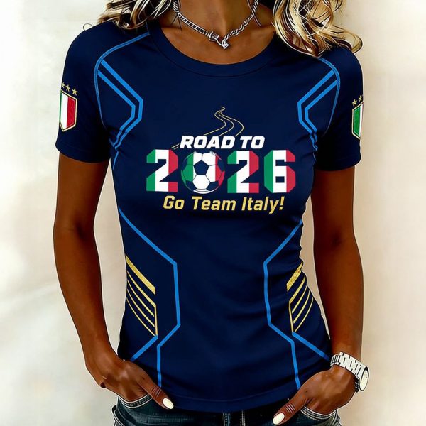 Italy 2026 World Cup Performance Tee Soccer Champion Vibes Surprise Gift For Fans - GowGowStore