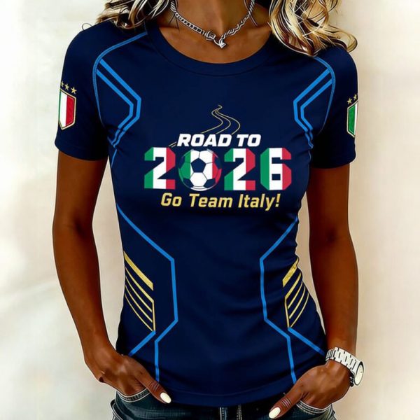 Italy 2026 World Cup Performance Tee Soccer Champion Vibes Surprise Gift For Fans - GowGowStore