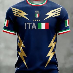 2026 FIFA World Cup Italy Performance Tee Soccer Lover Wardrobe Gift For Husband - GowGowStore