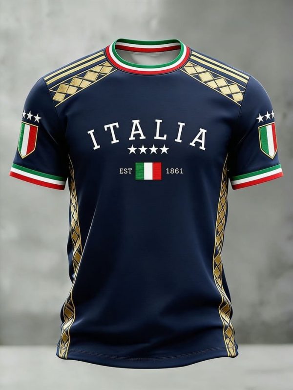 Italy Soccer Shirt FIFA World Cup 2026 World Cup Spirit Wear Gift For Soccer Fans - GowGowStore