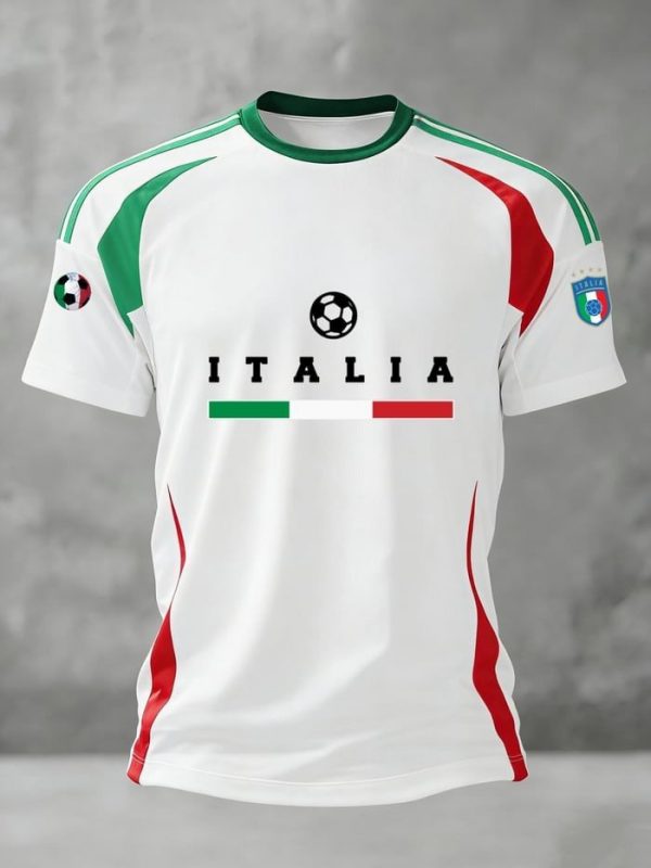 Italy 2026 World Cup Crew Tee World Cup Fan Collection Gift For Wife - GowGowStore