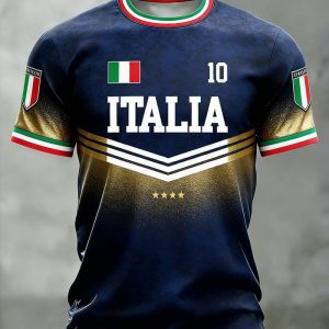 Italy Graphic Tee World Cup 2026 World Cup Spirit Wear Mother's Day Present - GowGowStore