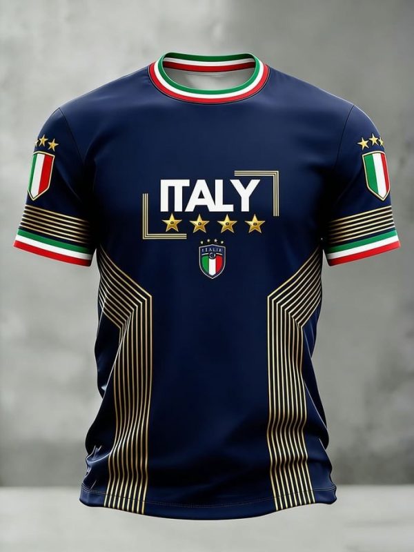 Graphic Tee Italy FIFA World Cup 2026 Fan Zone Apparel Gift For Men - GowGowStore