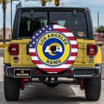 Los Angeles Rams Spare Tire Cover With Camera Hole