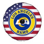 Los Angeles Rams Spare Tire Cover With Camera Hole