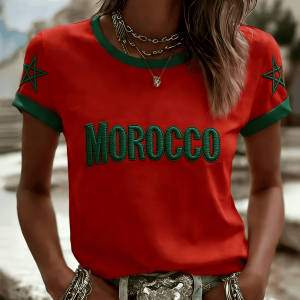 Morocco 2026 World Cup Crew Tee World Cup Spirit Wear Gift For Mom - GowGowStore