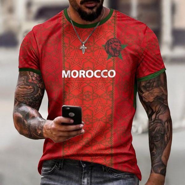 World Cup 2026 Morocco Fan Shirt Match Day Essential Gift For Dad - GowGowStore