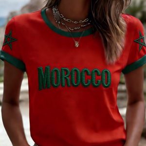 2026 World Cup Morocco T-Shirt Soccer Pride Apparel Gift For Soccer Fans - GowGowStore